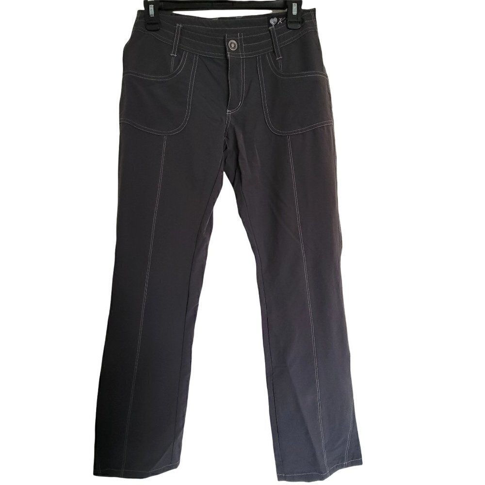Kuhl Mountain Culture Gray Outdoor Active Hiking Long Track Cargo Style Pants 2